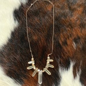 Crystal statement necklace